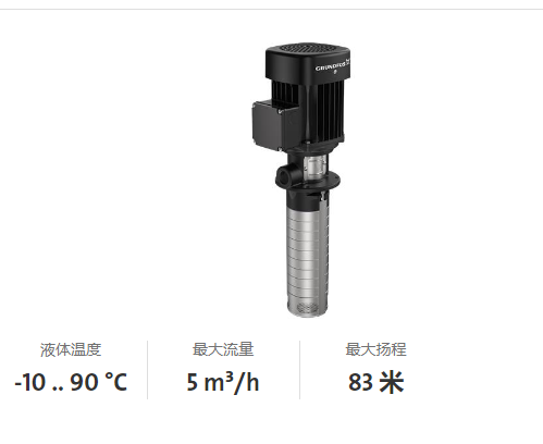 格兰富SPK4-19/19 A-M-A-CVUV 侵入式CPK立式多级离心泵